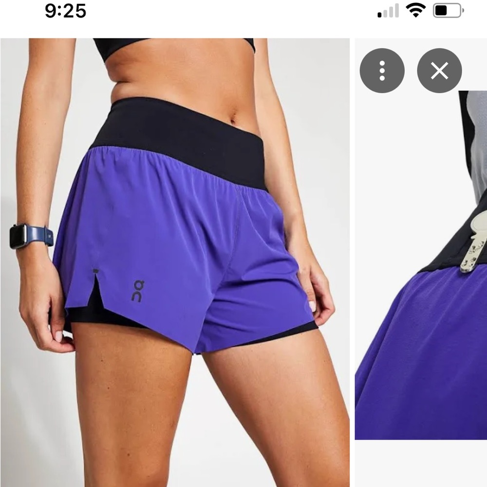 On running shorts